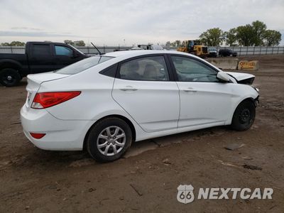 Trzecie zdjęcie samochodu z tyłu: 2014 HYUNDAI ACCENT GLS VIN:KMHCT4AE9EU613283 - miniatura