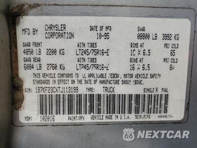 Zdjęcie 14 z 14 samochodu: 1996 DODGE RAM 2500 VIN:1B7KF23CXTJ113199 - miniatura