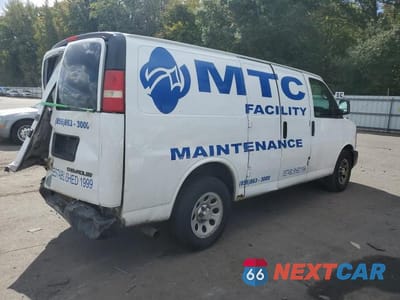 Trzecie zdjęcie samochodu z tyłu: 2012 CHEVROLET EXPRESS G1500 VIN:1GCSGAFX5C1115996 - miniatura