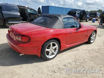 Trzecie zdjęcie samochodu z tyłu: 2002 MAZDA MX-5 MIATA BASE VIN:JM1NB353X20227378 - miniatura