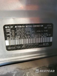 Zdjęcie 14 z 14 samochodu: 2022 MITSUBISHI OUTLANDER ES VIN:JA4J4TA82NZ074855 - miniatura