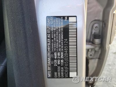 Zdjęcie 14 z 14 samochodu: 2002 MERCEDES-BENZ E 320 VIN:WDBJF65J02B485124 - miniatura
