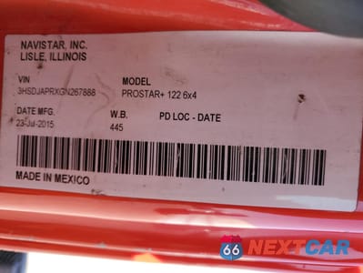 Zdjęcie 10 z 10 samochodu: 2016 INTERNATIONAL PROSTAR VIN:3HSDJAPRXGN267888 - miniatura