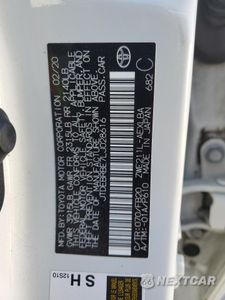 Zdjęcie 13 z 13 samochodu: 2020 TOYOTA COROLLA LE VIN:JTDEBRBE7LJ028616 - miniatura