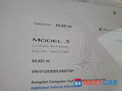 Zdjęcie 9 z 12 samochodu: 2020 TESLA MODEL 3 VIN:5YJ3E1EB1LF650797 - miniatura