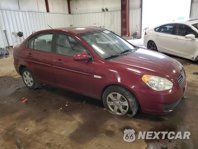 Czwarte zdjęcie samochodu z boku: 2007 HYUNDAI ACCENT GLS VIN:KMHCN46C17U117625 - miniatura