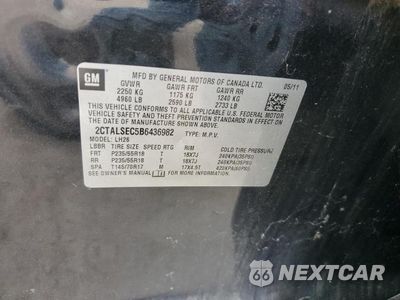 Zdjęcie 13 z 13 samochodu: 2011 GMC TERRAIN SLE VIN:2CTALSEC5B6436982 - miniatura