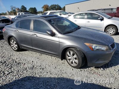 Czwarte zdjęcie samochodu z boku: 2008 HONDA ACCORD EXL VIN:1HGCP26878A130107 - miniatura