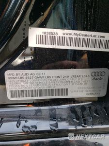Zdjęcie 13 z 13 samochodu: 2012 AUDI A4 PREMIUM PLUS VIN:WAUFFAFLXCN009728 - miniatura