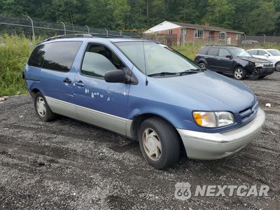 Czwarte zdjęcie samochodu z boku: 2000 TOYOTA SIENNA LE VIN:4T3ZF13C5YU236118 - miniatura