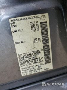 Zdjęcie 14 z 14 samochodu: 2018 NISSAN ALTIMA 2.5 VIN:1N4AL3AP7JC149262 - miniatura