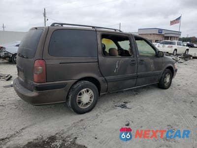 Trzecie zdjęcie samochodu z tyłu: 2000 CHEVROLET VENTURE VIN:1GNDX03E0YD350065 - miniatura
