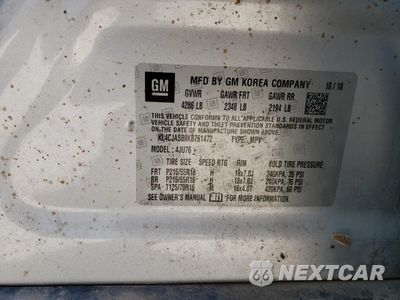 Zdjęcie 12 z 12 samochodu: 2019 BUICK ENCORE PREFERRED VIN:KL4CJASB8KB761472 - miniatura