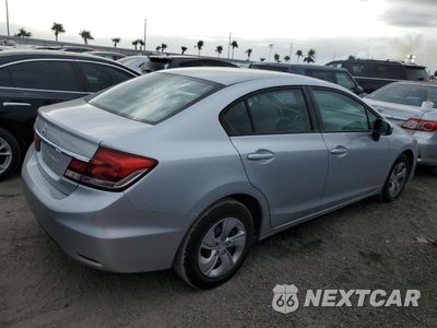 Trzecie zdjęcie samochodu z tyłu: 2015 HONDA CIVIC LX VIN:2HGFB2E50FH532374 - miniatura