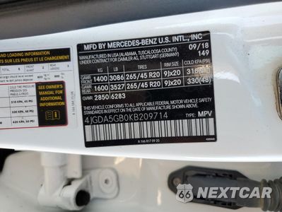 Zdjęcie 13 z 13 samochodu: 2019 MERCEDES-BENZ GLE 400 4MATIC VIN:4JGDA5GB0KB209714 - miniatura