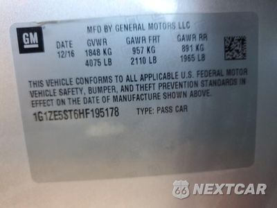 Zdjęcie 12 z 12 samochodu: 2017 CHEVROLET MALIBU LT VIN:1G1ZE5ST6HF195178 - miniatura