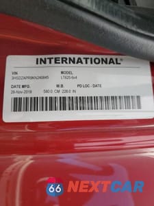 Zdjęcie 10 z 10 samochodu: 2019 INTERNATIONAL LT625 SEMI TRUCK VIN:3HSDZAPR9KN240845 - miniatura