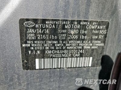 Zdjęcie 12 z 12 samochodu: 2014 HYUNDAI ELANTRA SE VIN:KMHDH4AH8EU101241 - miniatura