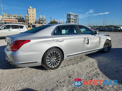 Trzecie zdjęcie samochodu z tyłu: 2019 GENESIS G90 ULTIMATE VIN:KMTF54JH1KU054122 - miniatura