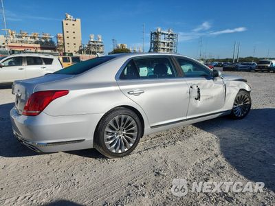 Trzecie zdjęcie samochodu z tyłu: 2019 GENESIS G90 ULTIMATE VIN:KMTF54JH1KU054122 - miniatura