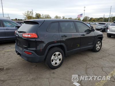 Trzecie zdjęcie samochodu z tyłu: 2014 JEEP CHEROKEE SPORT VIN:1C4PJMAB1EW166342 - miniatura