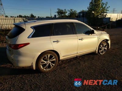 Trzecie zdjęcie samochodu z tyłu: 2014 INFINITI QX60 VIN:5N1AL0MM0EC526011 - miniatura