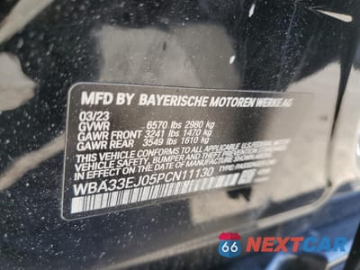 Zdjęcie 13 z 15 samochodu: 2023 BMW 760 XI VIN:WBA33EJ05PCN11130 - miniatura