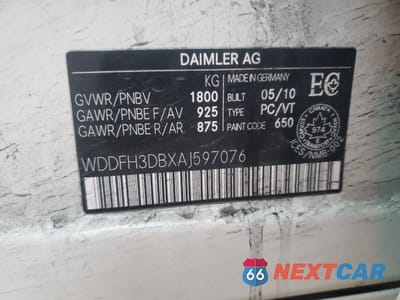 Zdjęcie 13 z 13 samochodu: 2010 MERCEDES-BENZ B200 VIN:WDDFH3DBXAJ597076 - miniatura