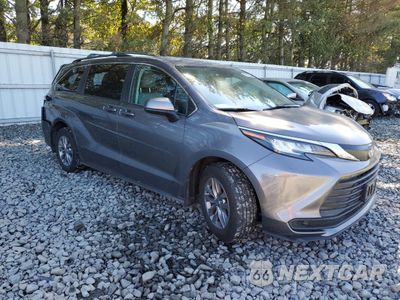 Czwarte zdjęcie samochodu z boku: 2022 TOYOTA SIENNA LE VIN:5TDKRKEC8NS136023 - miniatura
