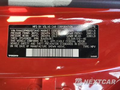 Zdjęcie 12 z 12 samochodu: 2016 VOLVO XC90 T6 VIN:YV4A22PM0G1073440 - miniatura