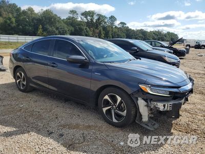Czwarte zdjęcie samochodu z boku: 2022 HONDA INSIGHT EX VIN:19XZE4F56NE006208 - miniatura