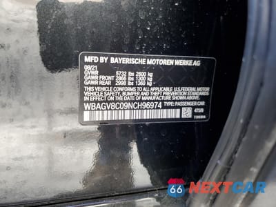 Zdjęcie 12 z 12 samochodu: 2022 BMW M850XI VIN:WBAGV8C09NCH96974 - miniatura