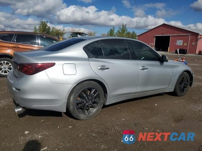 Trzecie zdjęcie samochodu z tyłu: 2014 INFINITI Q50 BASE VIN:JN1BV7AR7EM685486 - miniatura