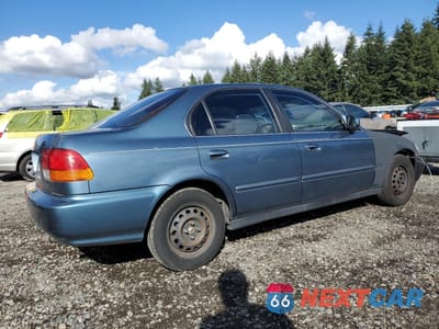 Trzecie zdjęcie samochodu z tyłu: 1998 HONDA CIVIC EX VIN:1HGEJ8640WL041278 - miniatura