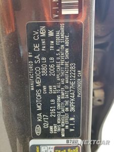 Zdjęcie 12 z 12 samochodu: 2017 KIA FORTE LX VIN:3KPFK4A77HE122283 - miniatura