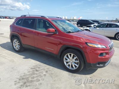 Czwarte zdjęcie samochodu z boku: 2015 JEEP CHEROKEE LIMITED VIN:1C4PJMDS8FW510374 - miniatura