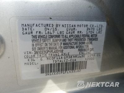 Zdjęcie 12 z 12 samochodu: 2015 NISSAN VERSA NOTE S VIN:3N1CE2CP1FL433182 - miniatura