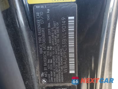 Zdjęcie 12 z 14 samochodu: 2011 BMW 128 I VIN:WBAUP9C53BVL90149 - miniatura