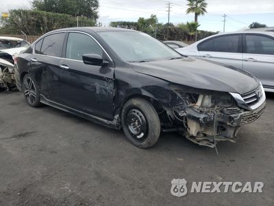 Czwarte zdjęcie samochodu z boku: 2015 HONDA ACCORD SPORT VIN:1HGCR2F50FA209521 - miniatura