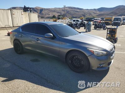 Czwarte zdjęcie samochodu z boku: 2017 INFINITI Q50 PREMIUM VIN:JN1EV7AP8HM730869 - miniatura
