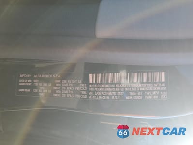 Zdjęcie 13 z 14 samochodu: 2021 ALFA ROMEO STELVIO TI VIN:ZASPAKBN4M7D10527 - miniatura
