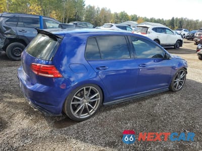 Trzecie zdjęcie samochodu z tyłu: 2019 VOLKSWAGEN GOLF R VIN:WVWVA7AUXKW177202 - miniatura