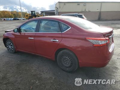 Drugie zdjęcie samochodu z przodu: 2014 NISSAN SENTRA S VIN:3N1AB7AP7EL639587 - miniatura