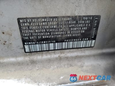 Zdjęcie 13 z 14 samochodu: 2011 VOLKSWAGEN GOLF VIN:WVWNM7AJ3BW026148 - miniatura