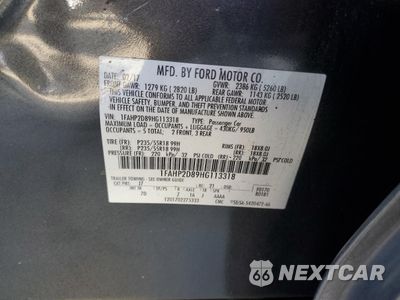 Zdjęcie 12 z 12 samochodu: 2017 FORD TAURUS SE VIN:1FAHP2D89HG113318 - miniatura