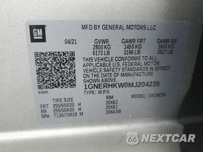 Zdjęcie 13 z 13 samochodu: 2021 CHEVROLET TRAVERSE LT VIN:1GNERHKW0MJ204235 - miniatura