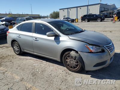 Czwarte zdjęcie samochodu z boku: 2014 NISSAN SENTRA S VIN:3N1AB7AP7EY321780 - miniatura