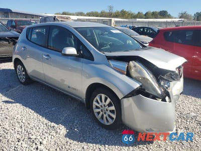 Czwarte zdjęcie samochodu z boku: 2015 NISSAN LEAF S VIN:1N4AZ0CP0FC333458 - miniatura