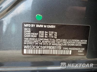 Zdjęcie 12 z 12 samochodu: 2015 BMW M3 VIN:WBS3C9C59FP806119 - miniatura