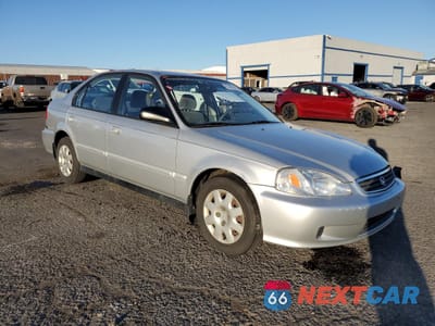 Czwarte zdjęcie samochodu z boku: 2000 HONDA CIVIC BASE VIN:2HGEJ6615YH551894 - miniatura